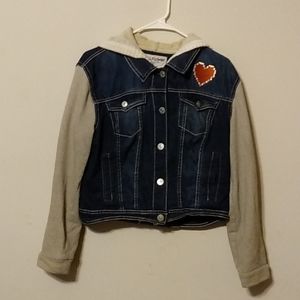 Wallflower Jean Jacket With Patches Size XL